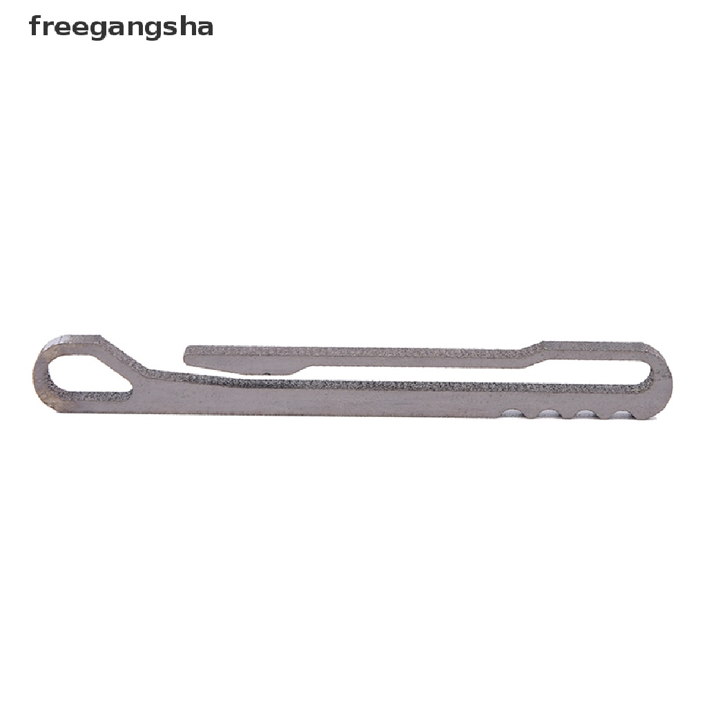 [FREG] 1pc Multi Utility EDC Tool Titanium Alloy Hanging Buckle Quick draw Key Ring FDH