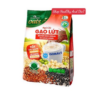   DATE MỚI  Bột Ngũ Cốc Gạo Lứt Ăn Kiêng Xuân An Gói 400gr - Giảm Giá Ko Tặng KM 