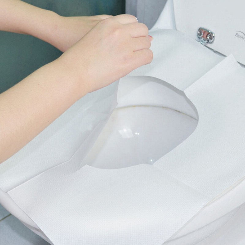 Set 10 tờ giấy lót toilet dùng 1 lần tiện dụng an toàn sức khỏe