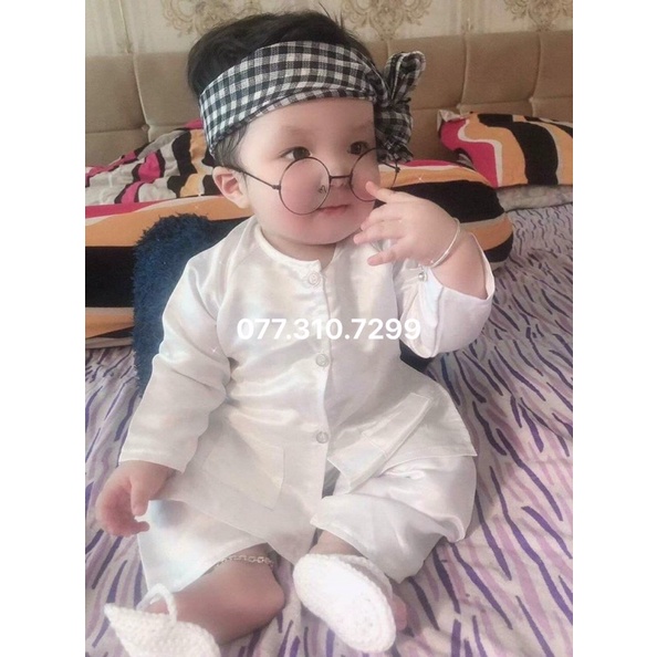 bộ quần áo bà ba cho bé trai bé gái ( đủ size- đủ màu) chất lụa siêu mát