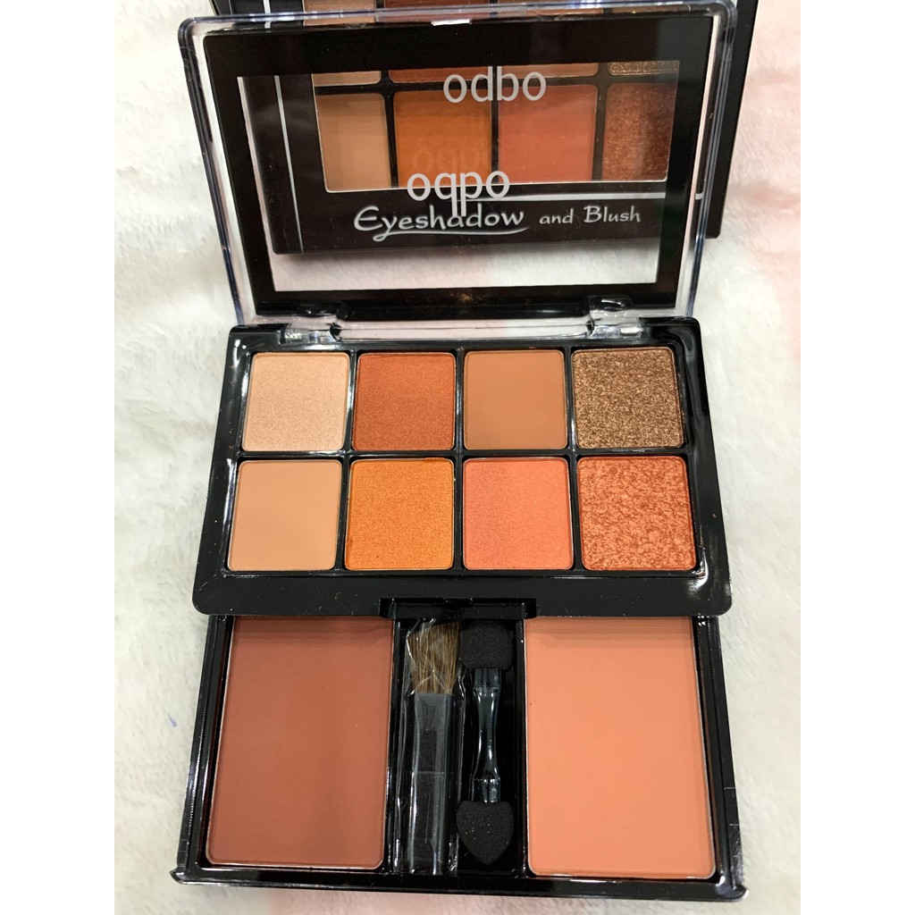 BẢNG PHẤN MẮT 2 TẦNG ODBO EYESHADOW AND BLUSH OD1022