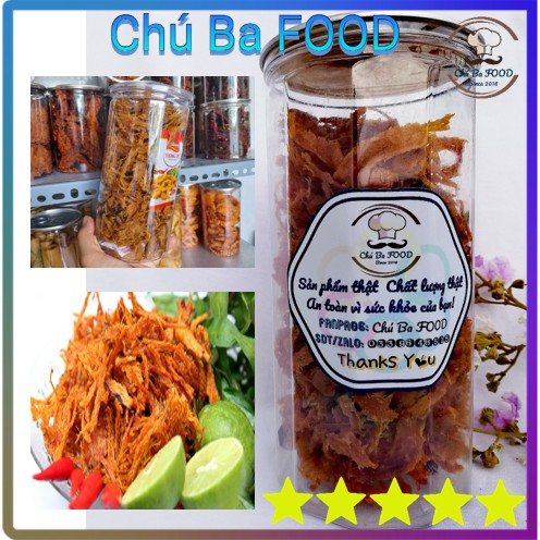 250G 🦑Mực Xé Tẩm Vị🦑 Chú Ba FOOD | Mực thật - Dai, Ngon, Chất lượng