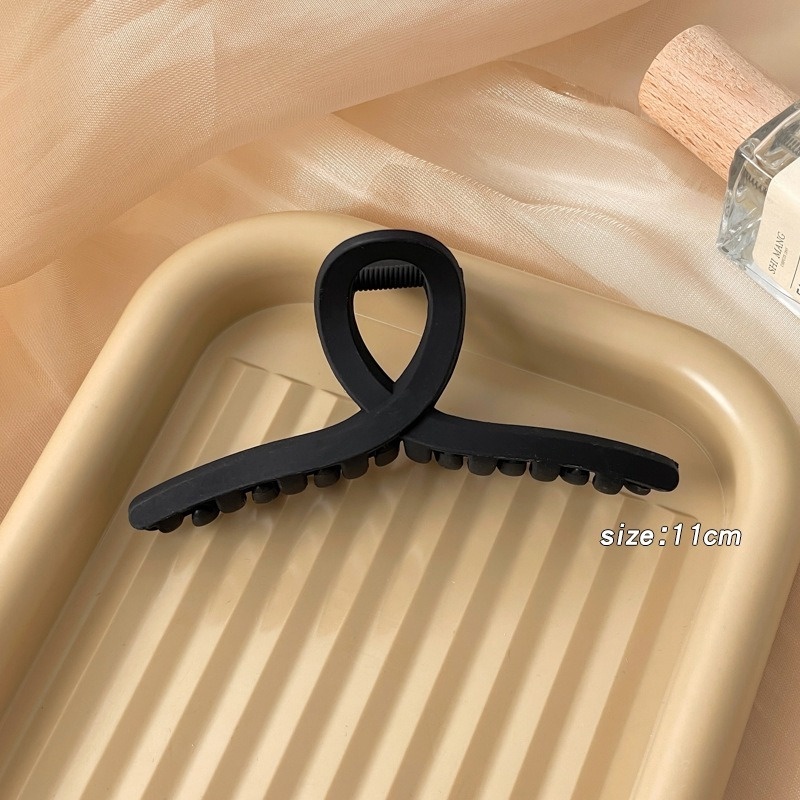 Kẹp Tóc Acrylic Màu Cà Phê Sữa Thời Trang Hàn Quốc Cho Nữ