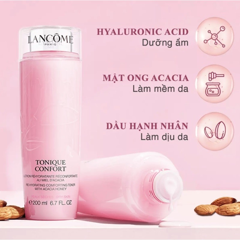 Nước hoa hồng Lancome tonique confort và tonique douceur mini