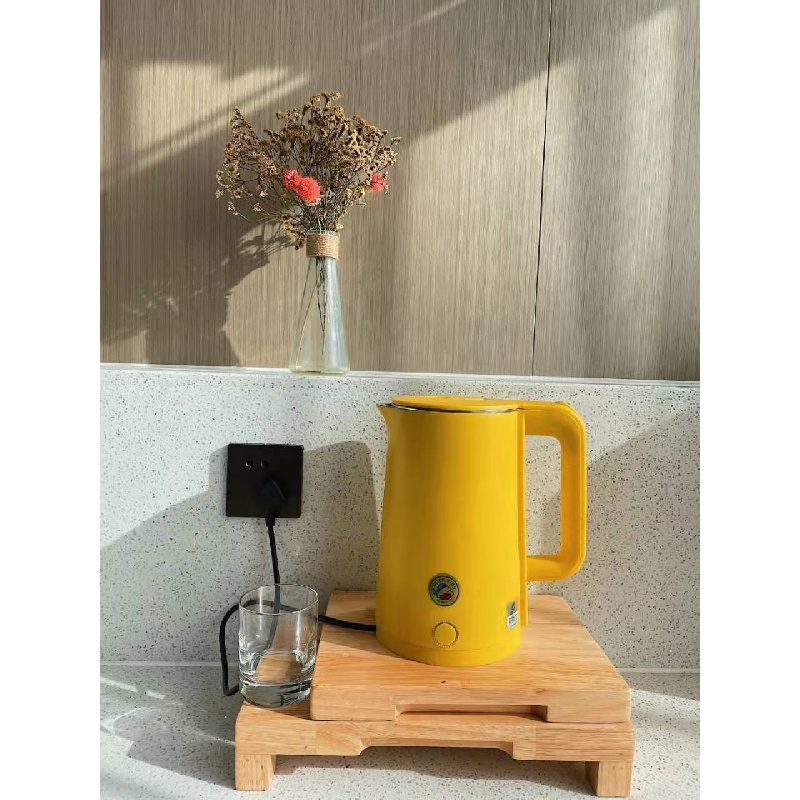 Ấm Đun Nước Siêu Tốc Tự Động Bằng Thép Không Gỉ Hình Vịt Vàng