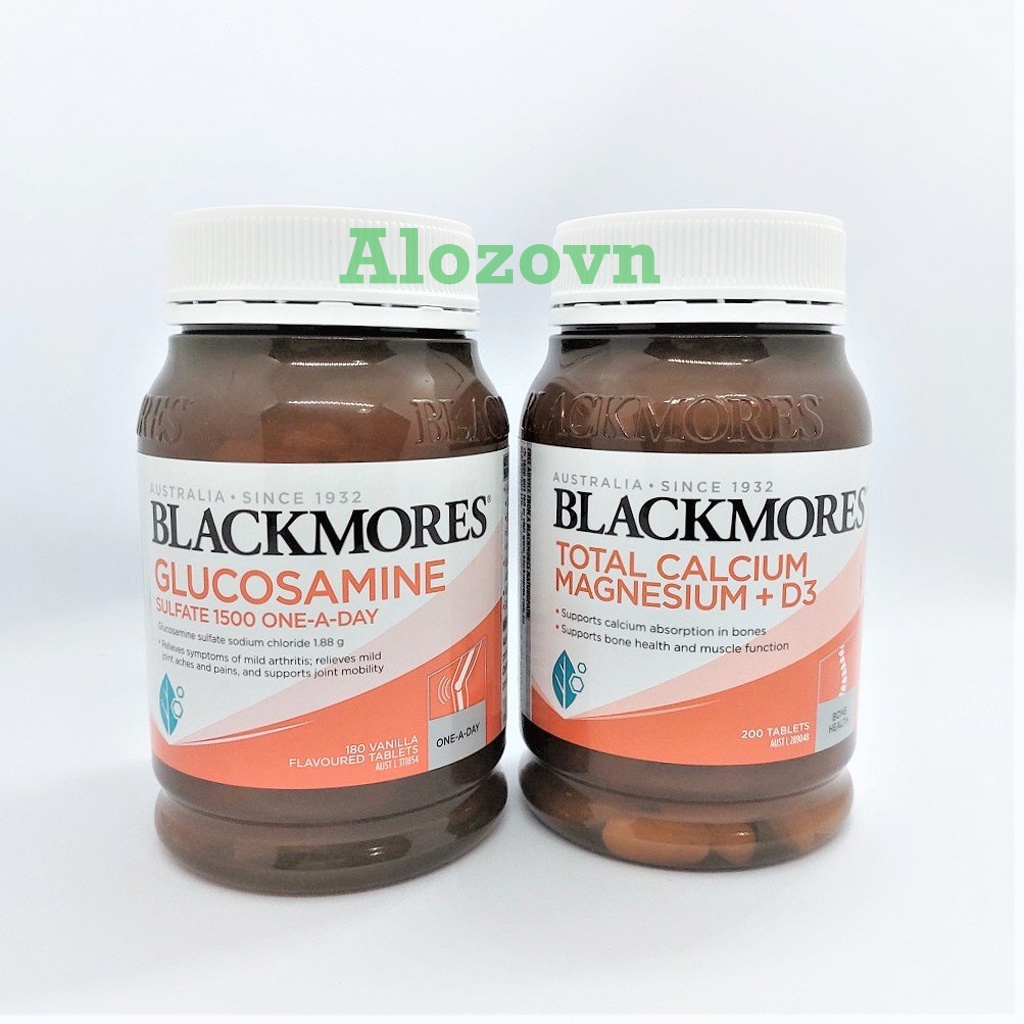 Viên uống bổ sung Canxi Total Calcium & Magnesium + D3 Blackmores, 200 viên