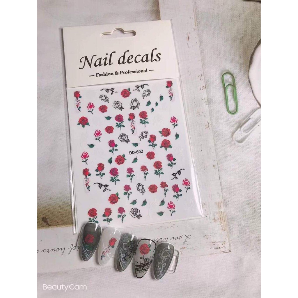 Sticker hoa hồng mới a