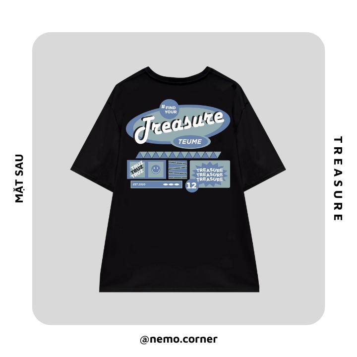 Áo Thun In Hình Chữ Treasure
