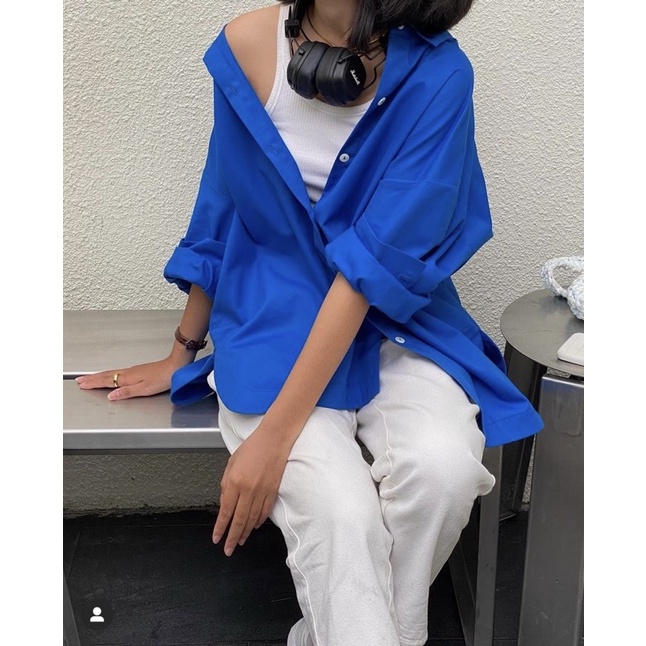 Nosbyn - Áo Sơ Mi Dài Tay Xếp Li Sau - Pleated Back Shirt