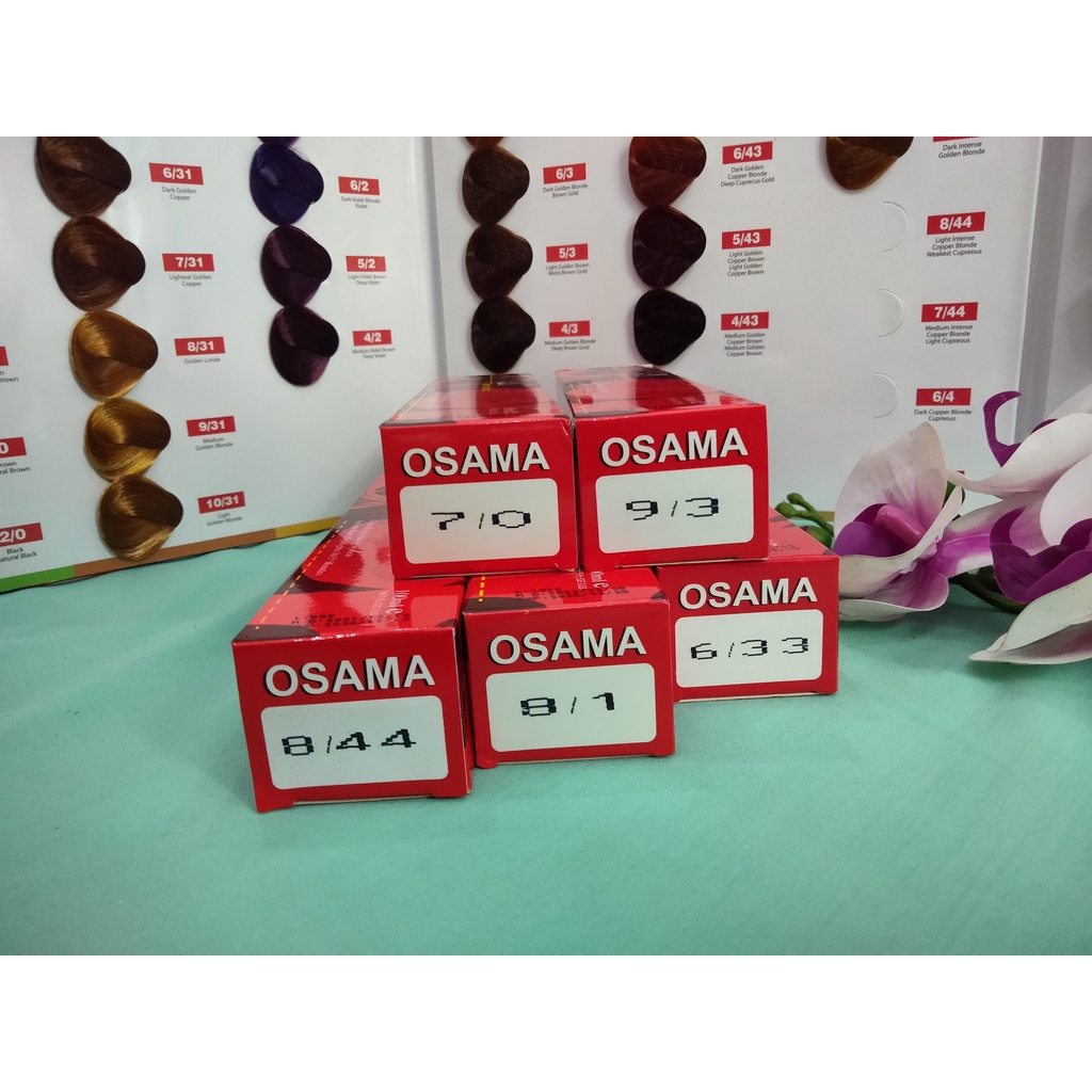Kem màu nhuộm tóc chuyên nghiệp Osama với hơn 59 mã màu thông dụng - Trường Thọ, TĐ