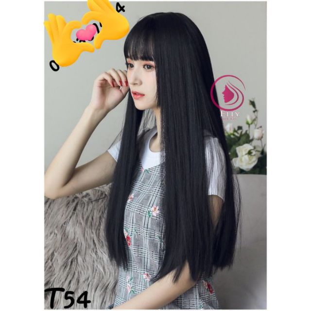 Tóc giả cao cấp ❤️ FREESHIP ❤️❤️ nguyên đầu thẳng dài z7007 tặng kèm lưới trùm