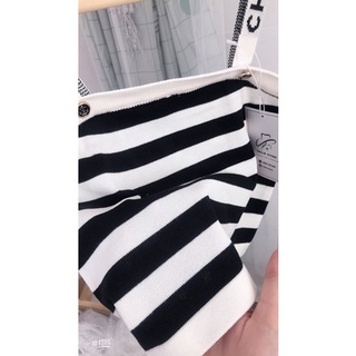 Áo croptop sọc ngang CN