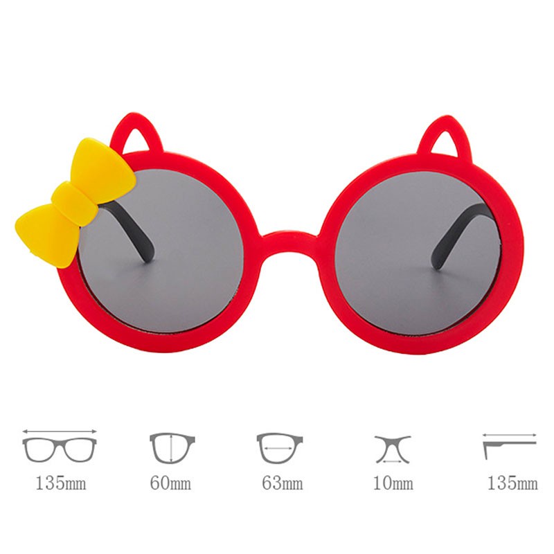 Kính Mát Gọng Tròn Hình Thỏ Dễ Thương Thời Trang 2022 Cho Bé Gái