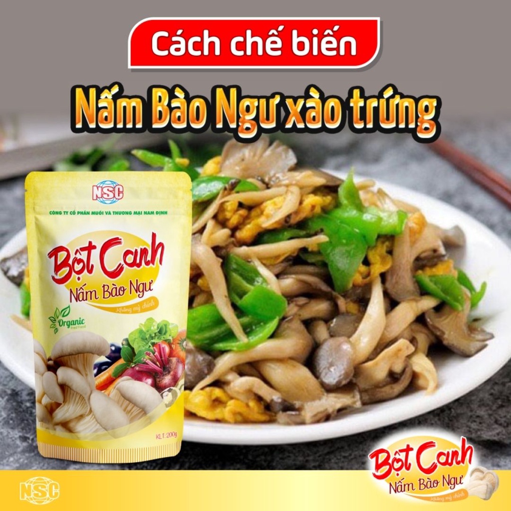 Bột canh  nấm bào ngư royal 200g - Không mì chính, không chất bảo quản