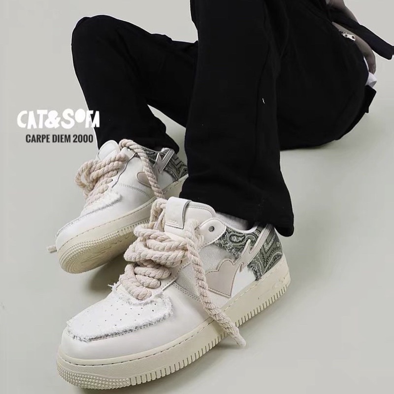 Cat & Sofa Green G Sneakers - Auth Giày sneaker trendy