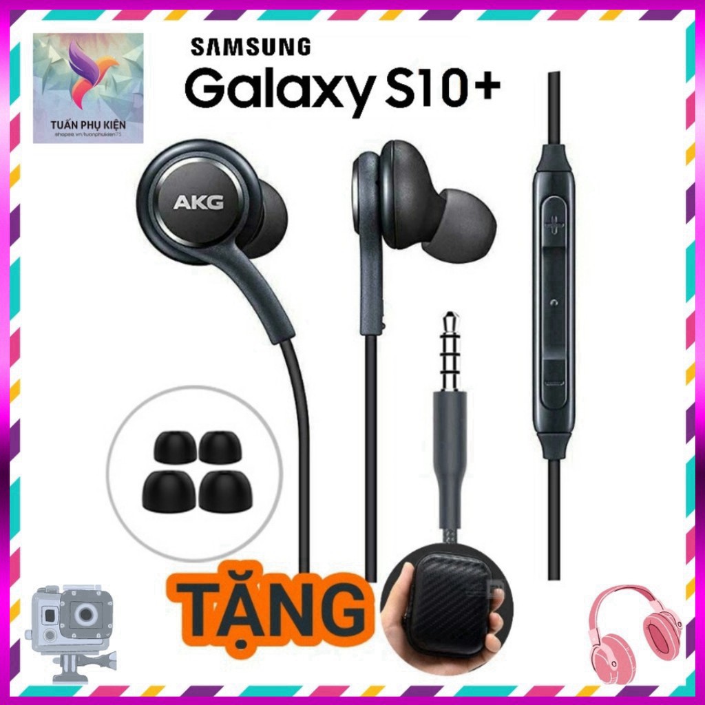 Tai nghe AKG Nhét Tai (In Ear) Samsung S8/S10 ⚡ Tặng Kèm Bao Đựng Tai Nghe-