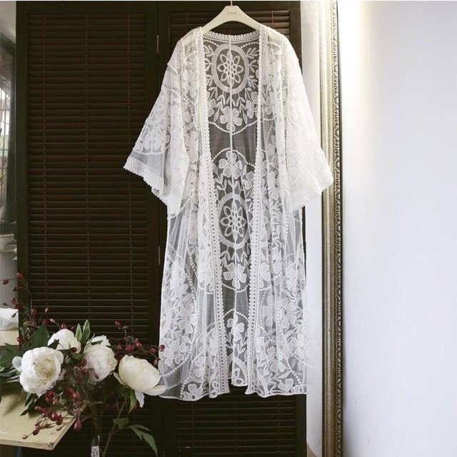 Áo kimono hoa cúc