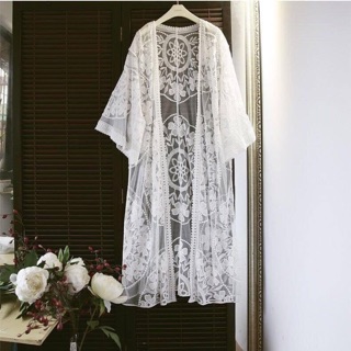 Áo kimono hoa cúc