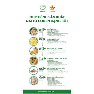 Natto bột đậu tương lên men
