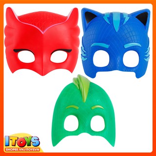 Mặt nạ hóa trang PJ Masks (X.Dương, X.Lá, Đỏ) - Đồ hóa trang, mặt nạ ITOYS - [ DVHT8 ]