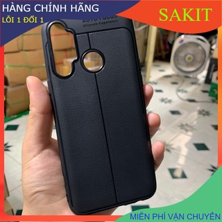 ỐP LƯNG VÂN DA CAO CẤP AUTO FOCUS CHO ĐIỆN THOẠI OPPO REALME C2 - REALME C3 - REALME C3I