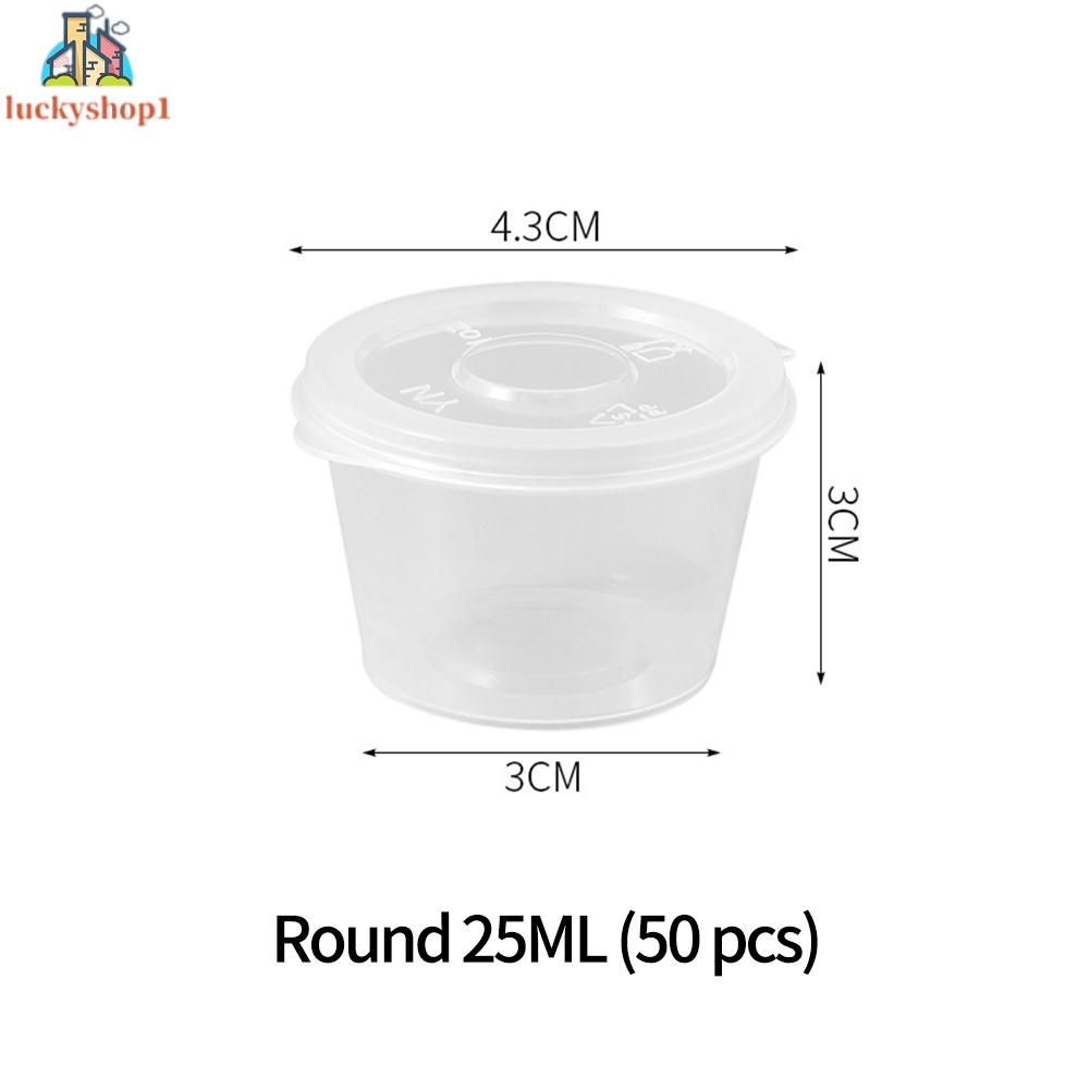 Hộp Đựng Nước Sốt / Mỹ Phẩm Hình Tròn Chống Rò Rỉ Tiện Dụng