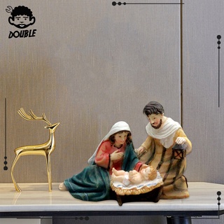 Tượng chúa Jesus bằng nhựa resin đa dạng tùy chọn dùng trang trí giáng sinh