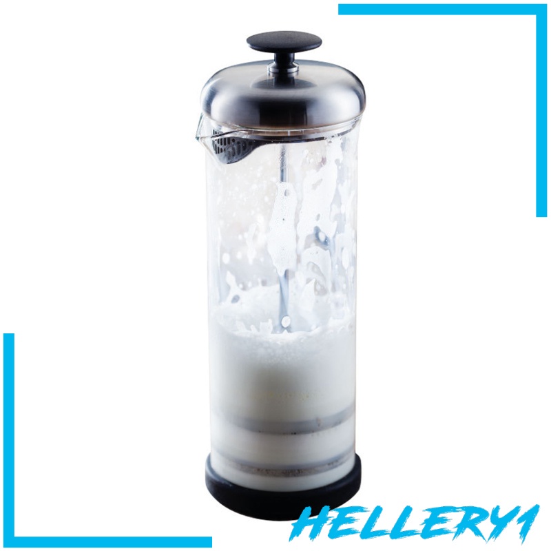 1 Bình Tạo Bọt Sữa Cà Phê Dung Tích 400ML Thiết Kế Hai Lớp Lưới Tiện Dụng