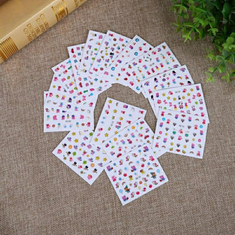 Set hình dán móng tay cho bé gái