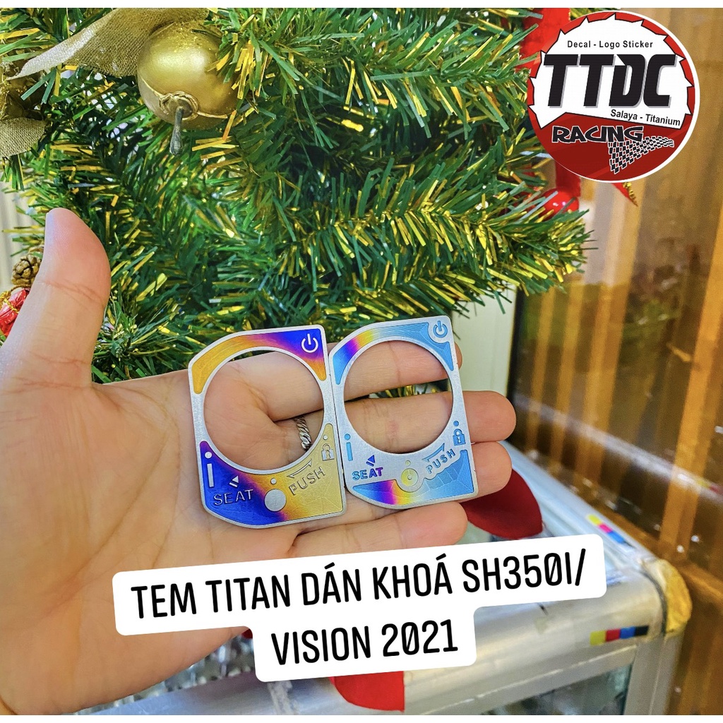Tem Titan Dán Khoá Sh350i / Vision 2021 - 22 / Lead 2022 / Vario 160 / Ab 2023 / Winner x 2022