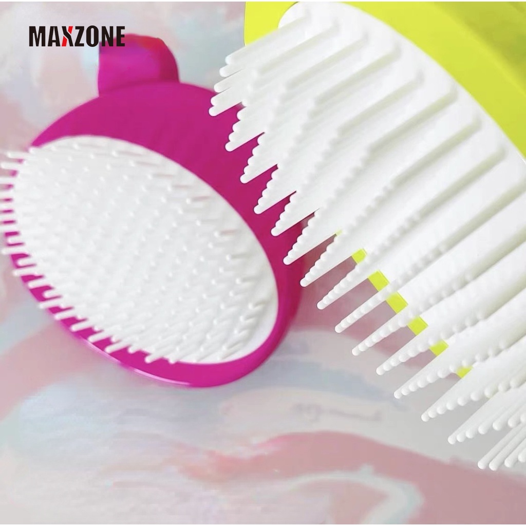 Lược Mát Xa Da Đầu Cầm Tay Đa Năng Hình Gấu Và Dâu Tây MAXZONE