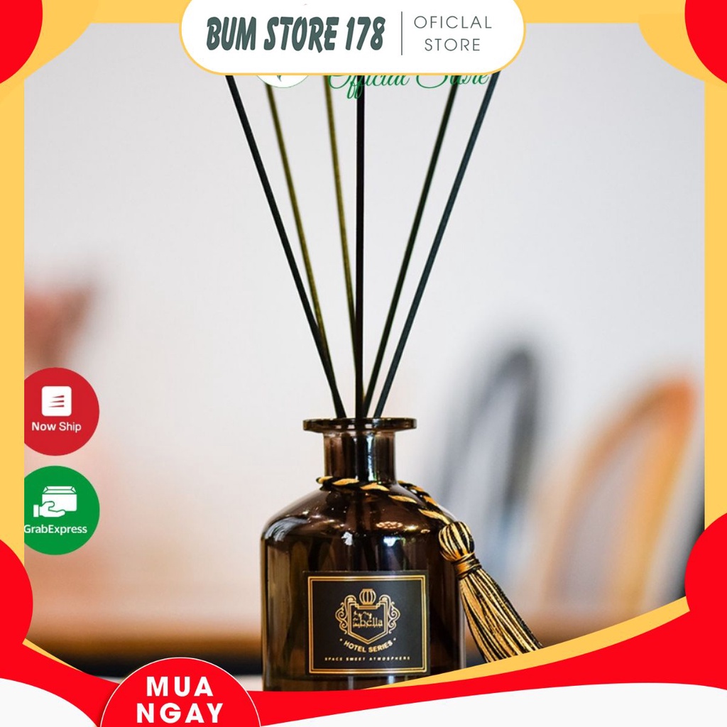 Lọ Khuếch Tán Tinh Dầu Thơm Phòng 50ML Thiên Nhiên Thơm Để Phòng Ngủ Tán Hương