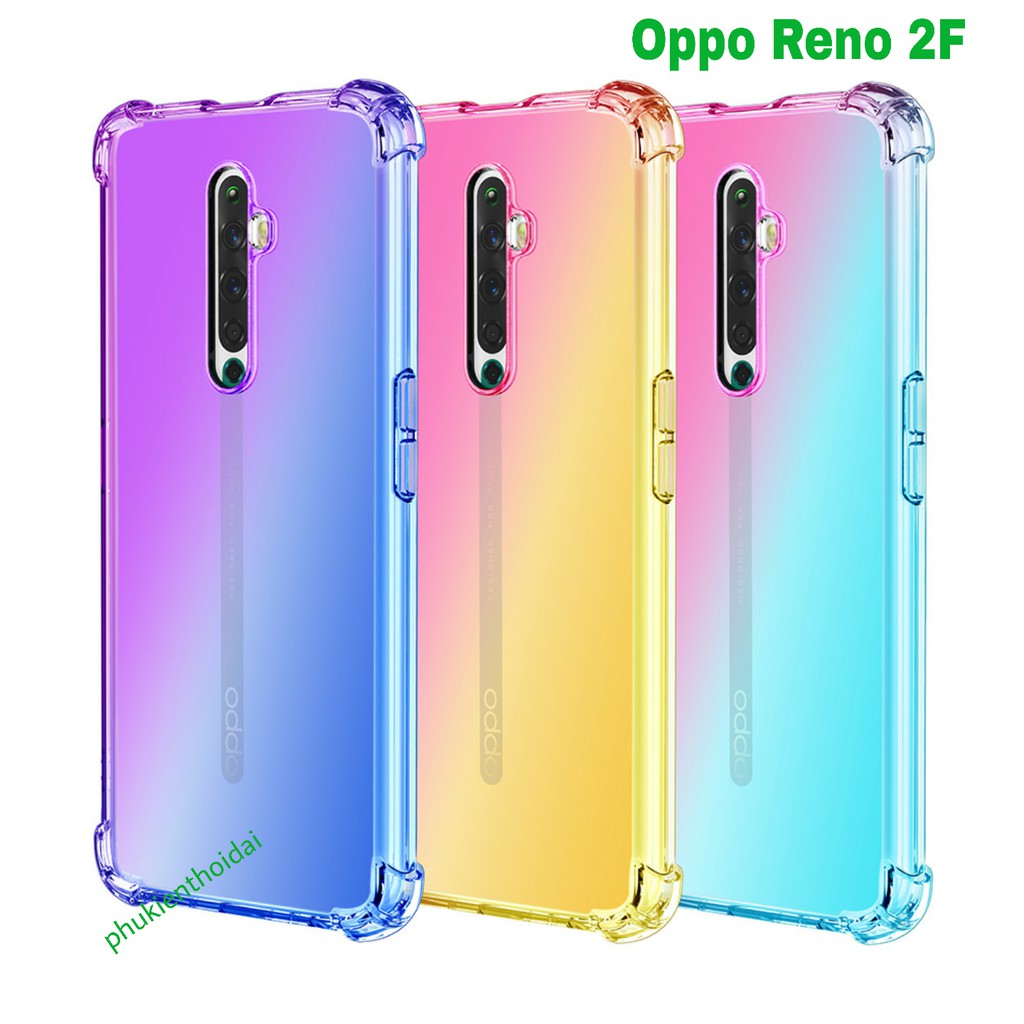 Ốp lưng Reno 2F / Rene 6Z 5G / Reno 7Z 5G / Reno 8T 4G chống sốc dẻo đa sắc cao cấp lồi 4 góc bảo vệ camera