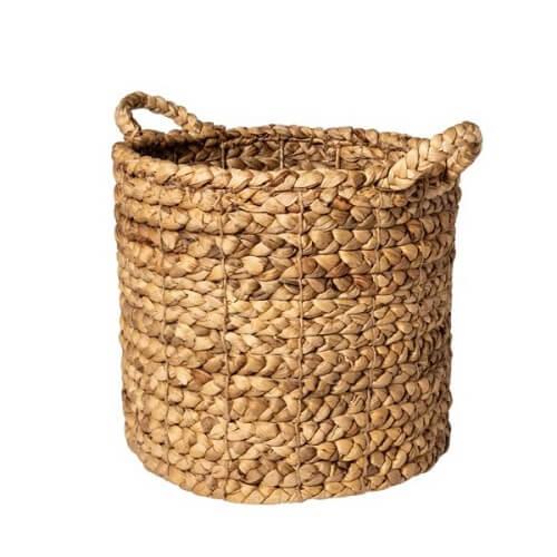 Giỏ sọt lục bình đựng đồ kiểu dáng hình tròn đa năng, đa dạng kích thước Giỏ mây đựng đồ