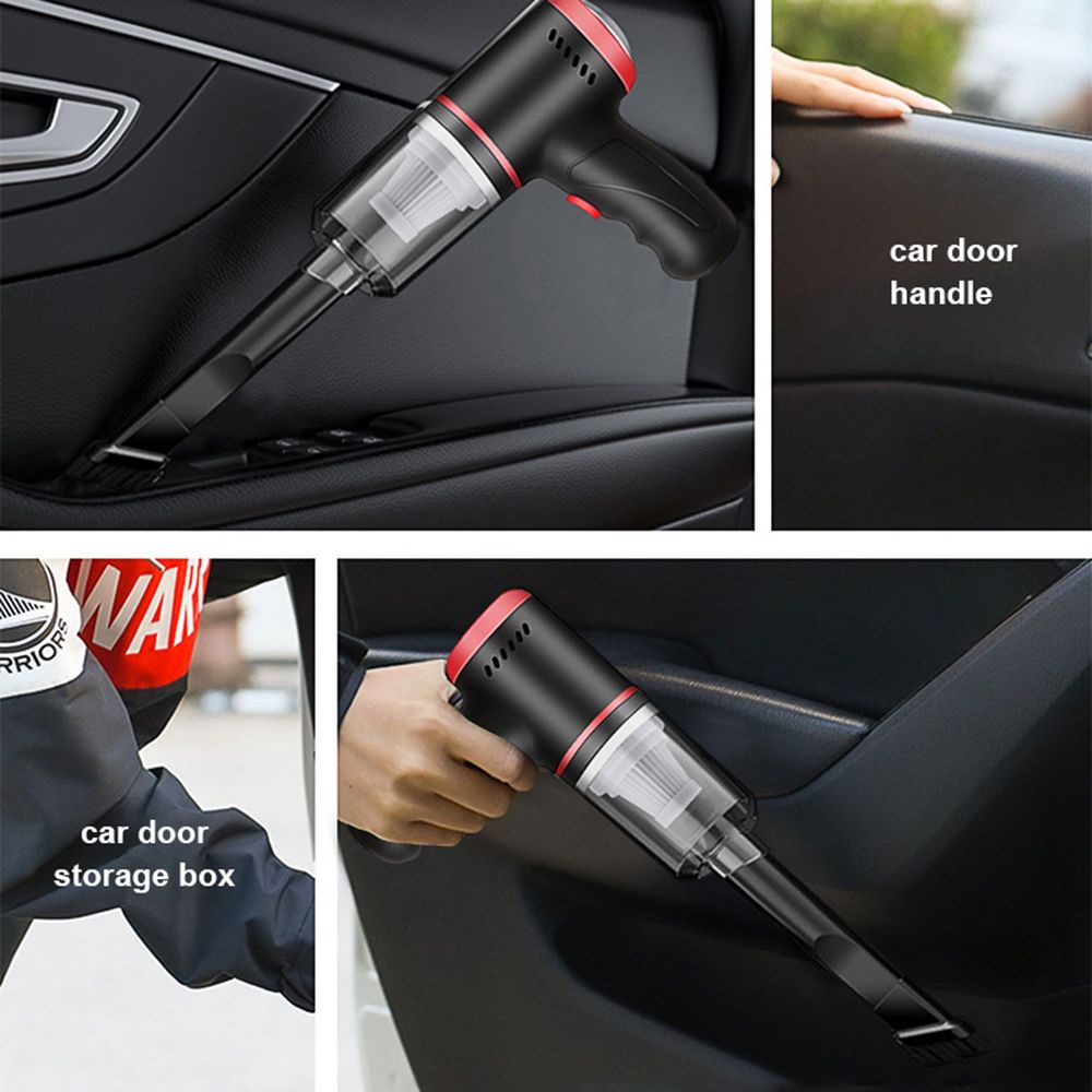 Máy Hút Bụi Mini Không Dây Cầm Tay Sạc Usb Cho Xe Hơi