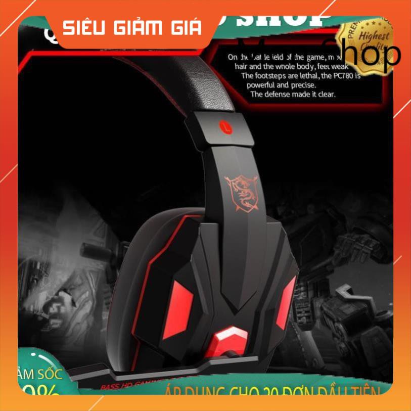 Tai nghe chuyên game thủ Plextone PC780 - đèn LED - Có Mic - head phone gaming mã pc780 (Gía sỉ ) MON SHOP SHOP