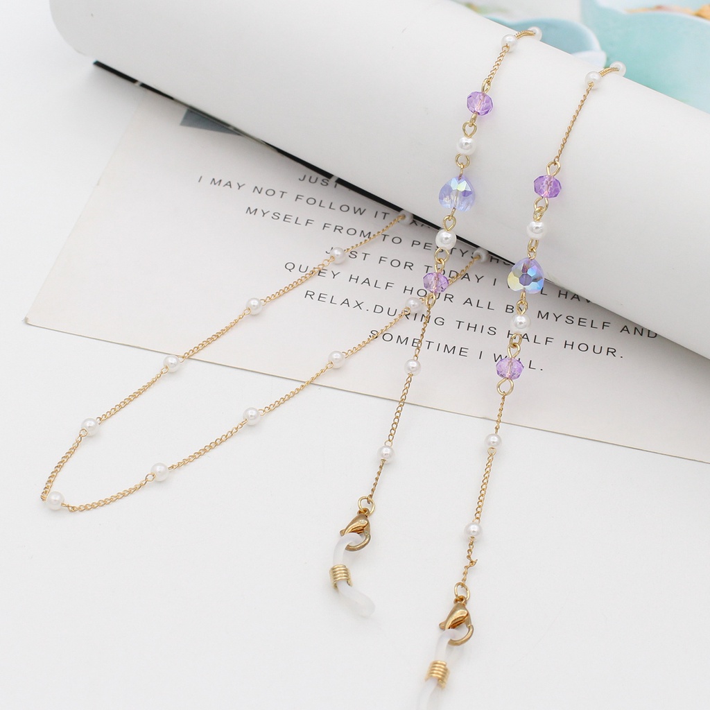 Dây đeo khẩu trang phong cách Hàn Quốc ngọt ngào thời trang -  Khối lấp lánh sang trọng