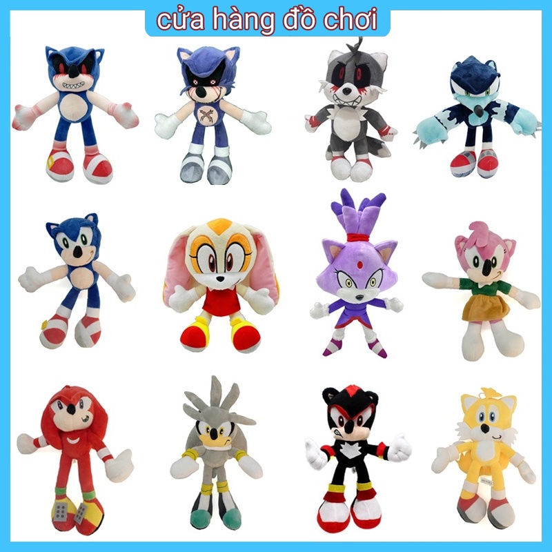 Mới Móc Khóa Hình Nhím Sonic Nhồi Bông Đáng Yêu