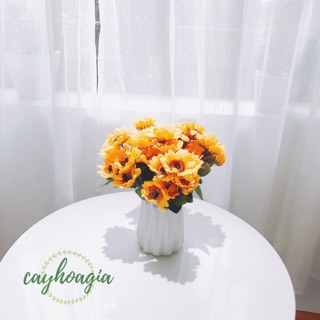 Combo 5 chùm hoa hướng dương lụa mã 088