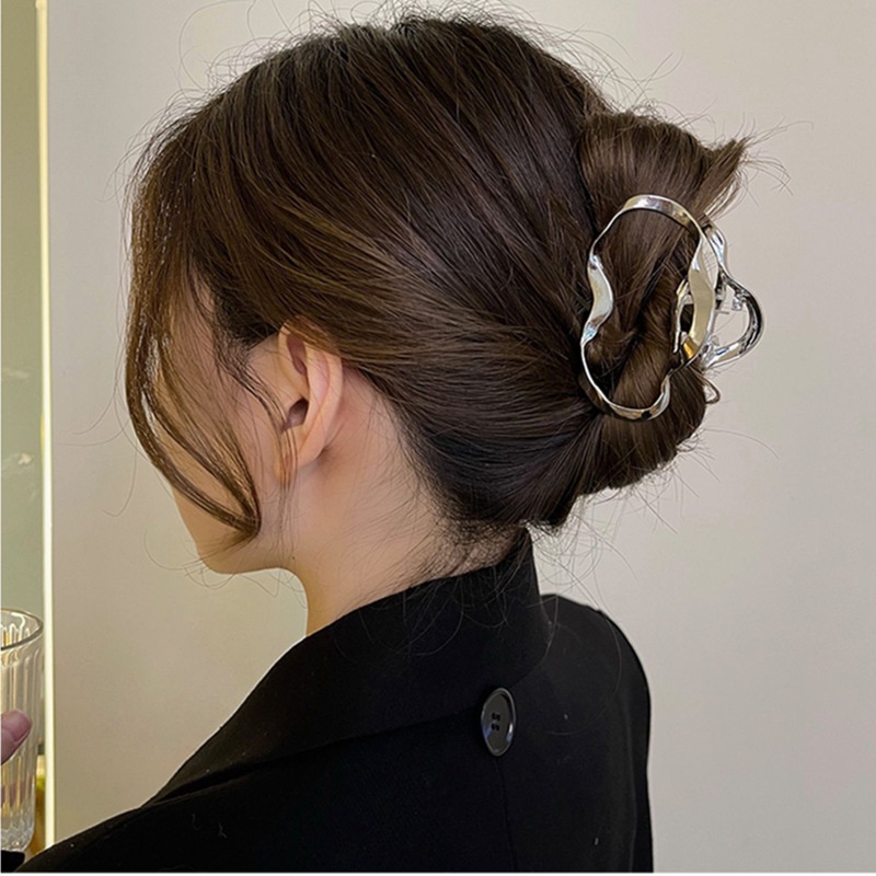 Kẹp Tóc Kim Loại Đơn Giản Thời Trang Chất Lượng