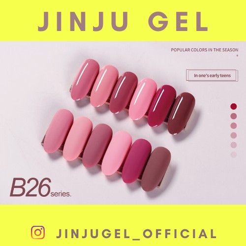Sơn gel JINJU mã B26 chai 15ml chính hãng
