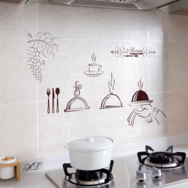 GIẤY DÁN TƯỜNG | DECAL DÁN BẾP KHỔ LỚP CHỊU NHIỆT 2023