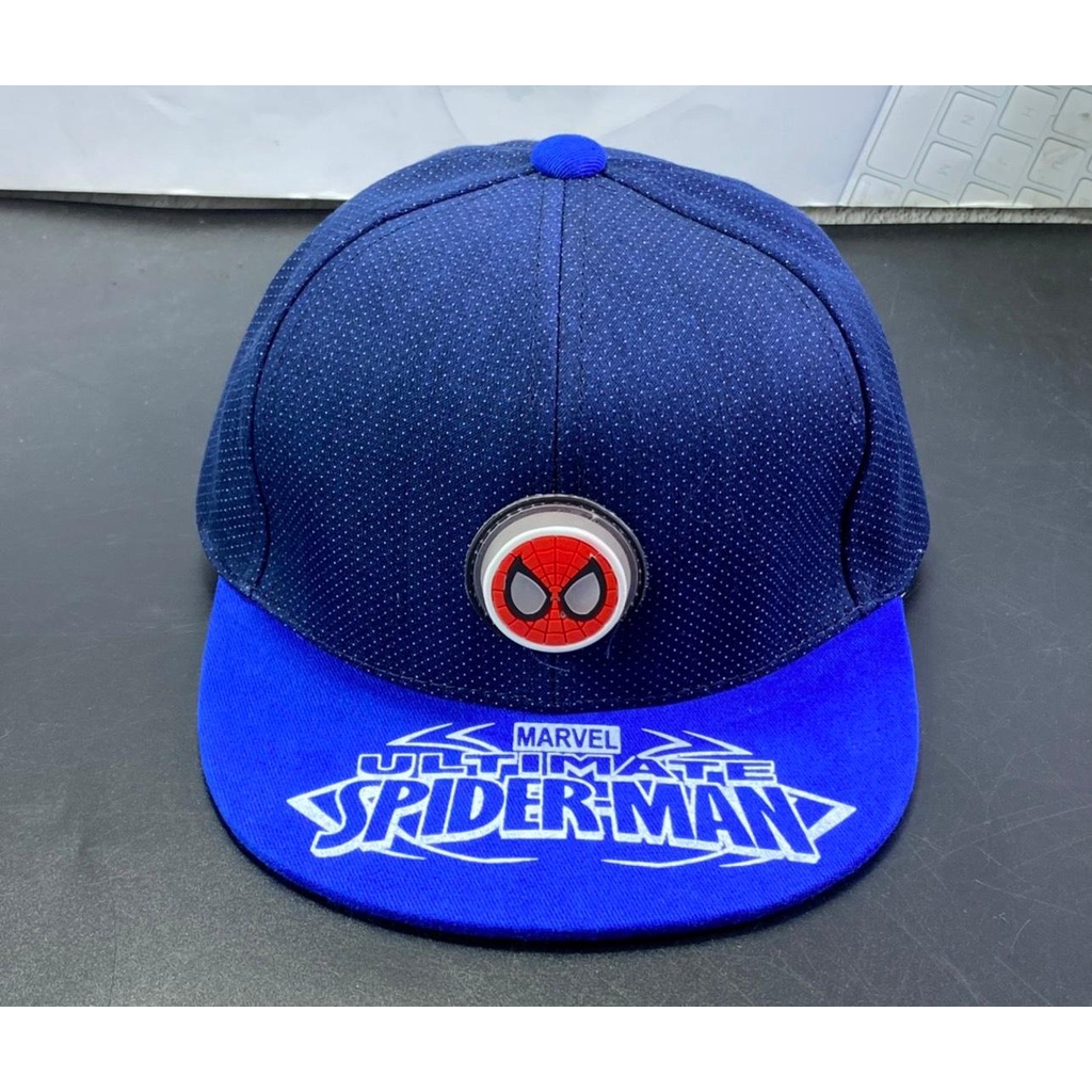 Mũ hiphop cho bé trai 2 - 5 tuổi vá nhện tròn 3D cực dễ thương