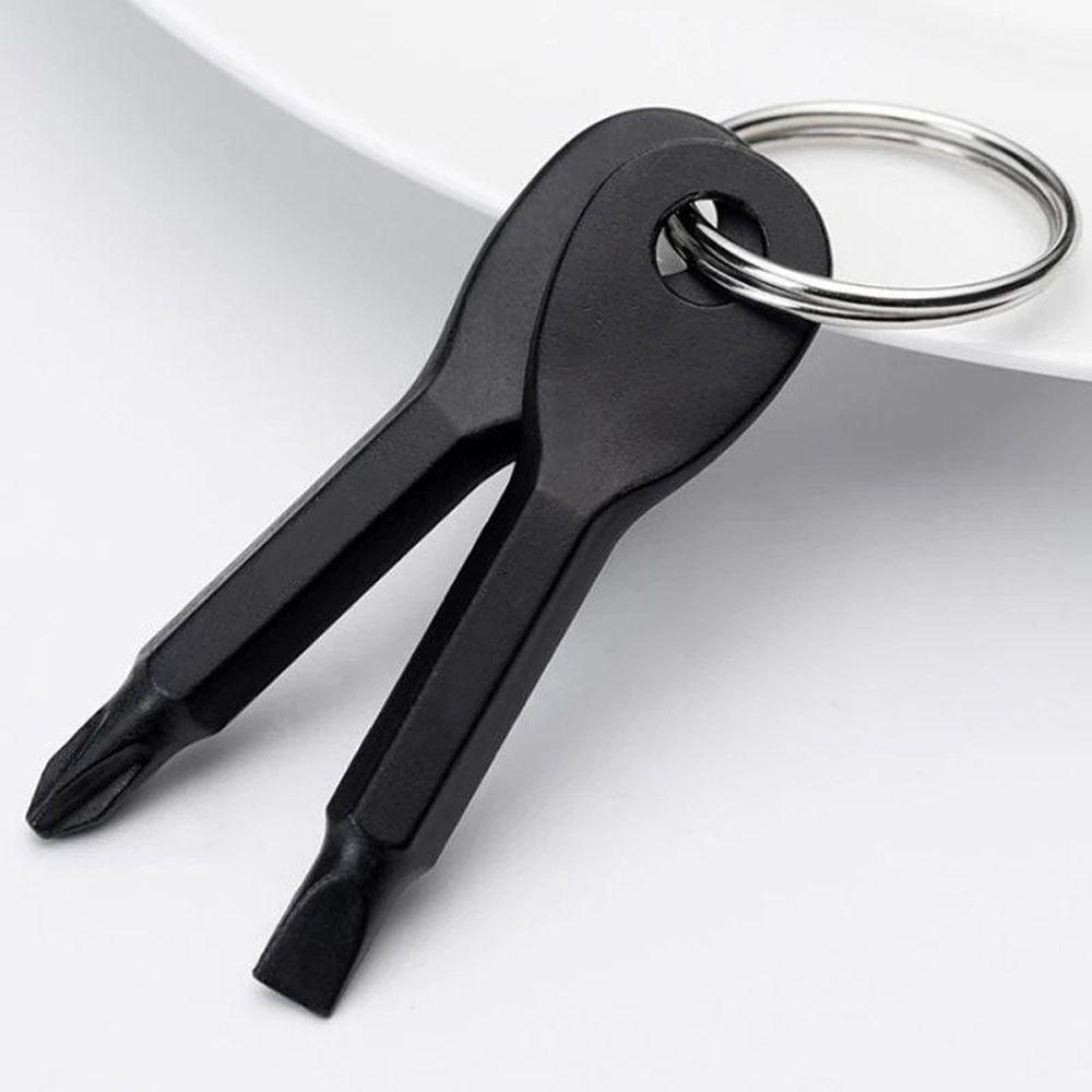 IVORY Tua Vít Mini Hình Chìa Khóa Bằng Thép Không Gỉ Tiện Dụng Mang Theo Cắm Trại