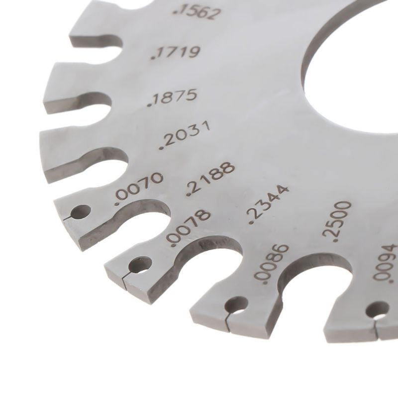 Thước Dây Tròn Đo Chiều Cao Bằng Thép Không Gỉ 0-36 AWG SWG