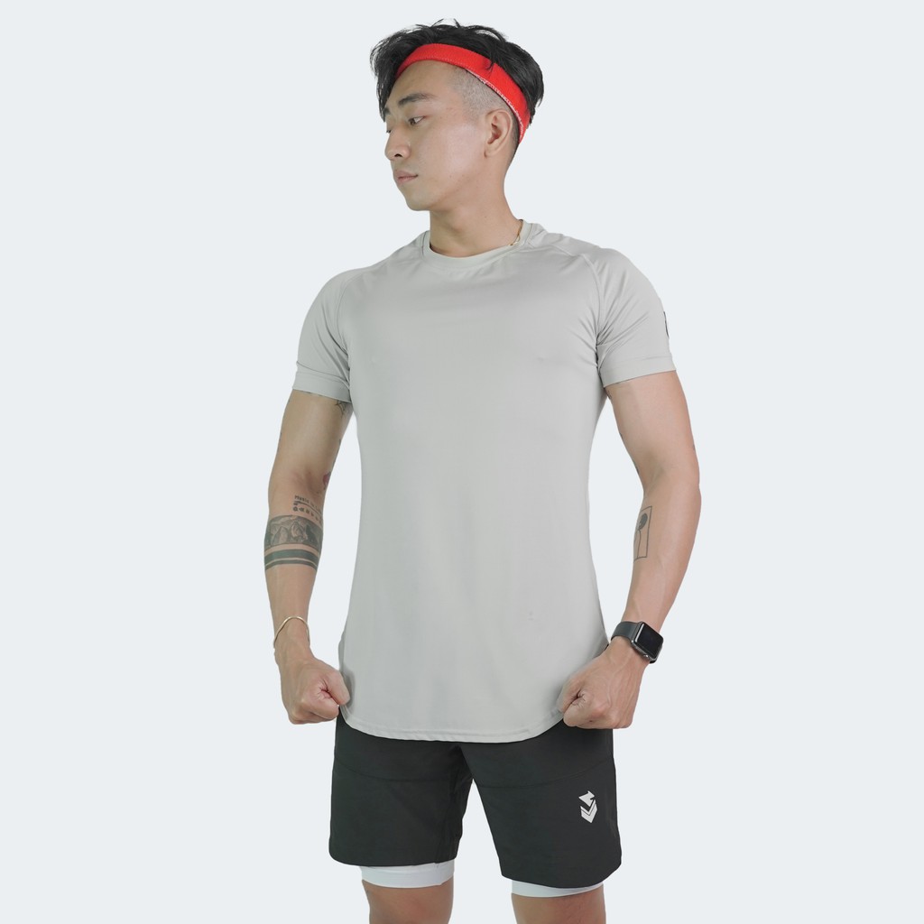 Đồ tập gym nam SHAMDI bộ thể thao tập gym, vải Poly Drop giúp thỏa mái khi vận động 942-945-2