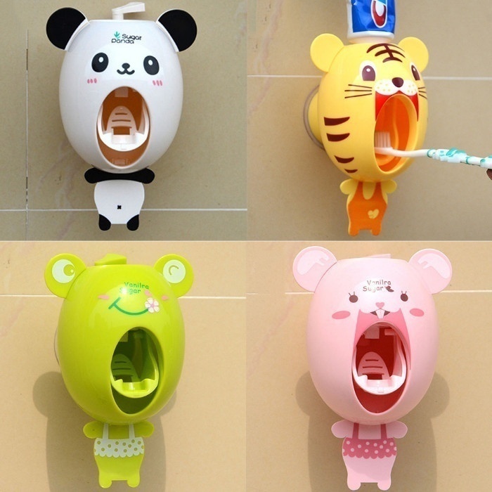 Dụng Cụ Lấy Kem Đánh Răng Tự Động Hình Thú Dễ Thương