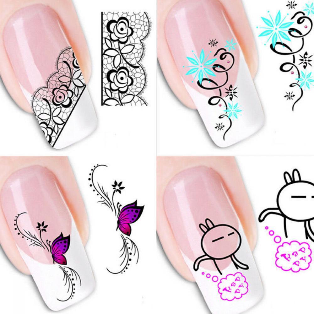 Set 50 Sticker Họa Tiết Bông Hoa 3D Nhiều Màu Sắc Dùng Để Trang Trí