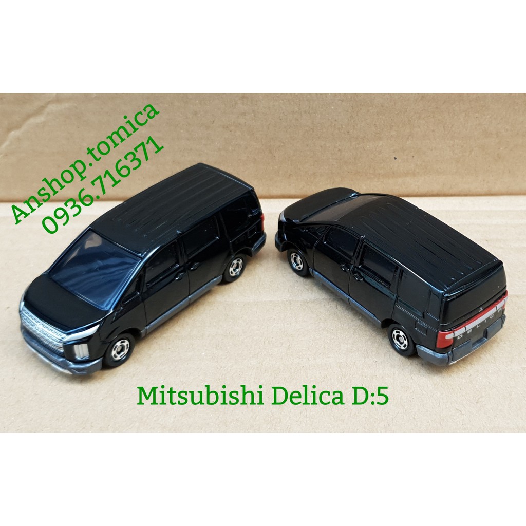 Mô hình siêu xe Mitsubishi màu đen tomica Nhật Bản