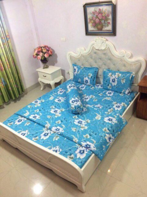 Bộ chăn ga gối hè 5 món m6×2m,m8×2m
